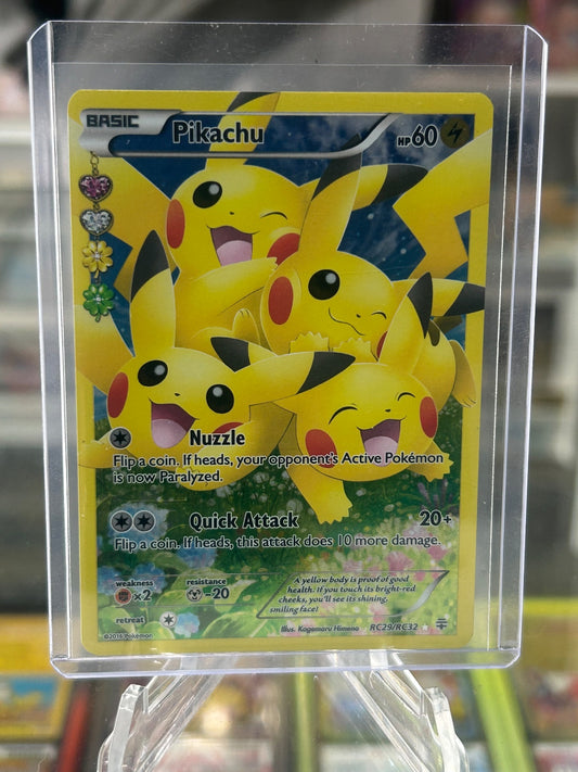 Pikachu (Full Art) Holo Ultra Rare Generations: Radiant Collection RC29/RC32 LP