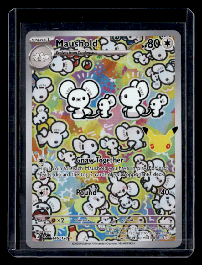 Maushold Holo Illustration Rare ME: 30th Celebration 146/128 NM