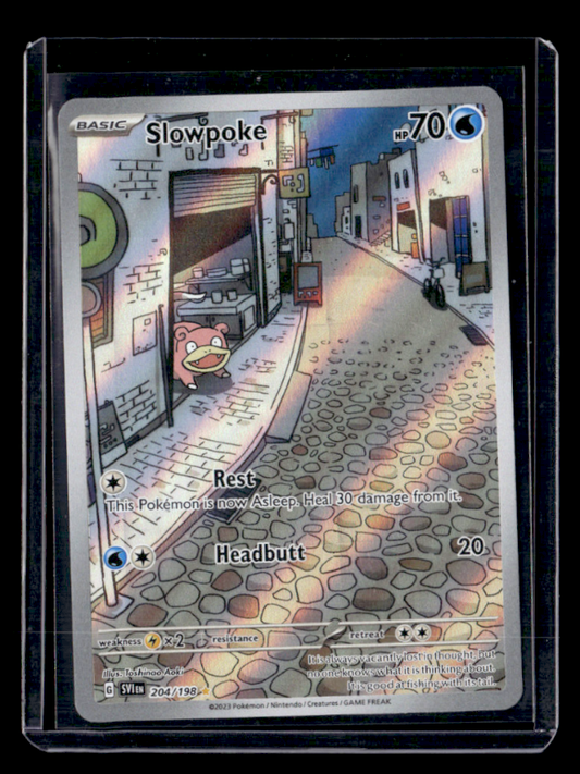 Slowpoke Holo Illustration Rare SV01: Scarlet & Violet Base Set 204/198 NM