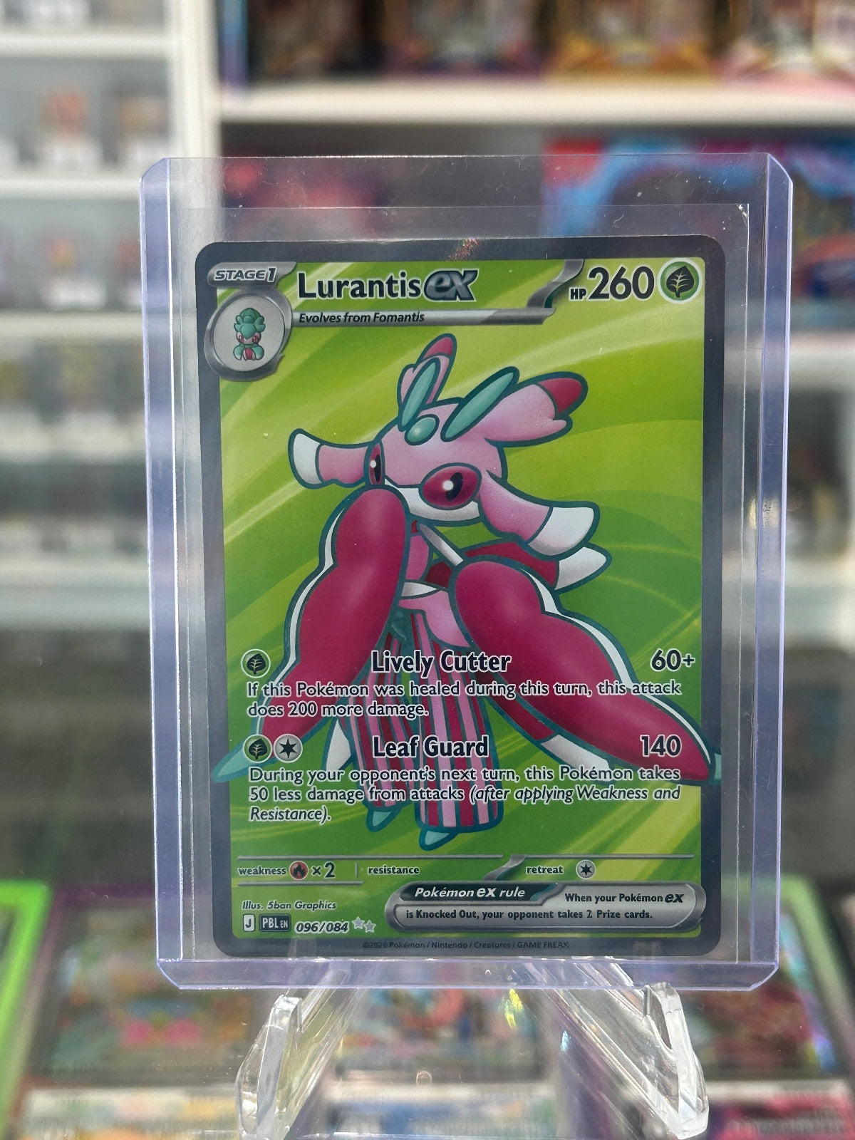 Lurantis ex Holo Ultra Rare ME05: Pitch Black 096/084 NM