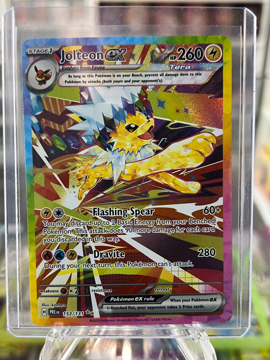 Jolteon ex Holo Special Illustration Rare SV: Prismatic Evolutions 153/131 NM