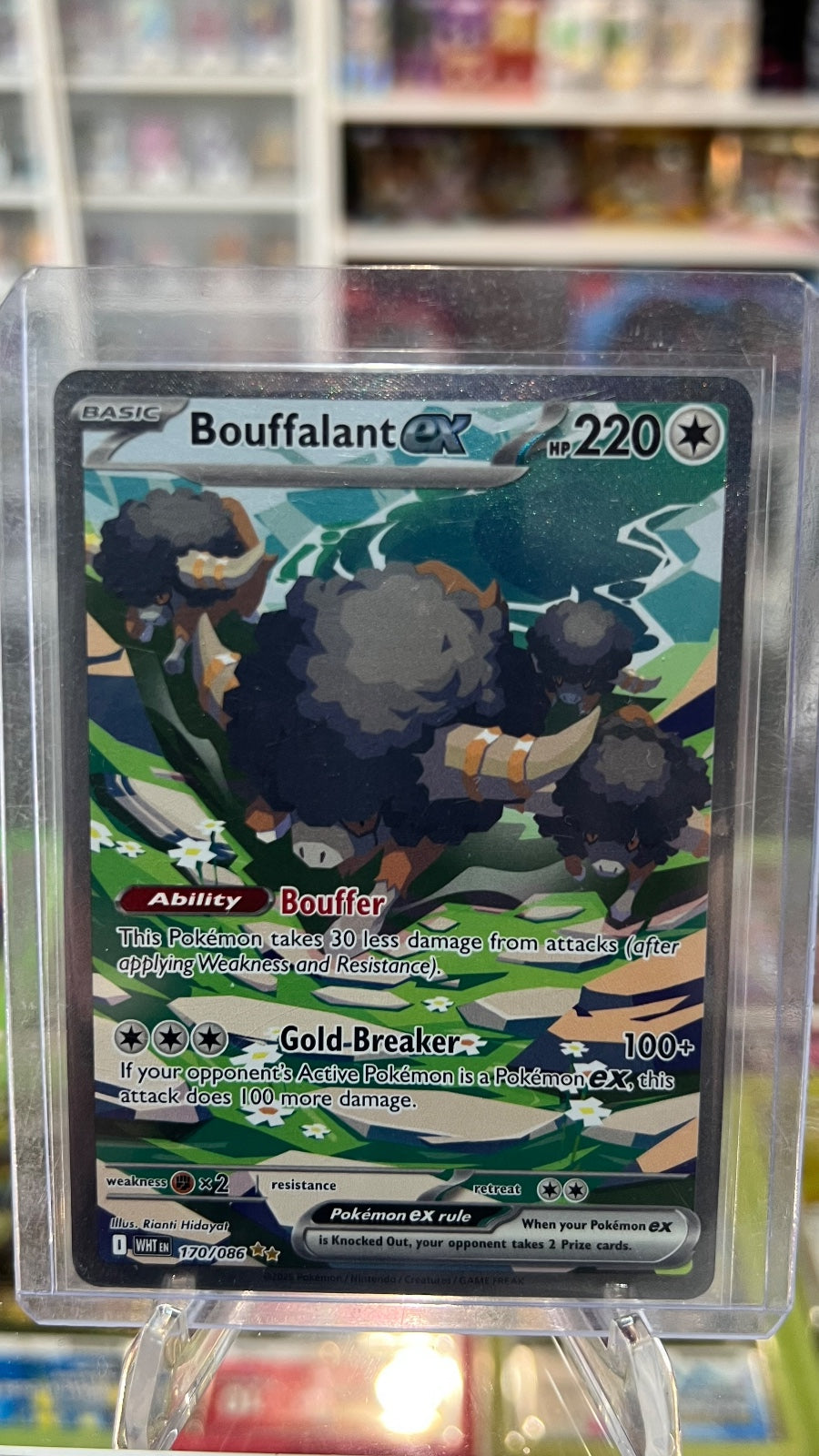Bouffalant ex Holo Special Illustration Rare SV: White Flare 170/086 NM