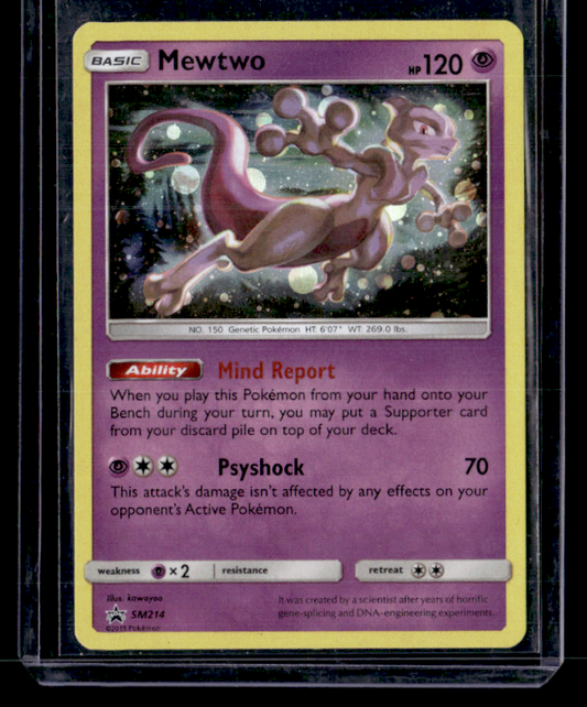 Mewtwo Holo Promo SM Promos SM214 NM