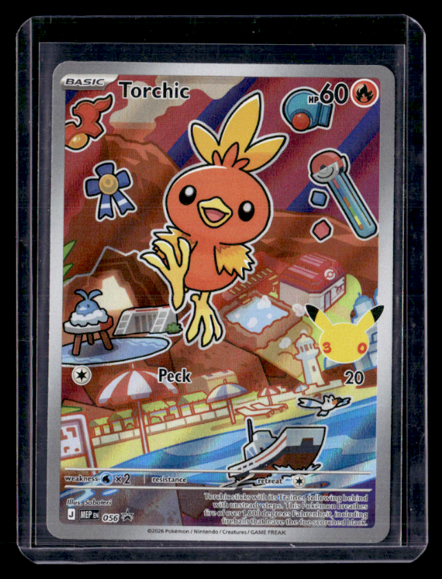 Torchic Holo Promo ME Mega Evolution Promo 056 NM