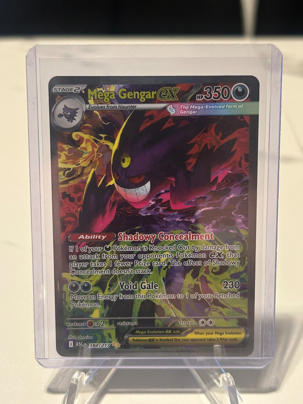 Mega Gengar ex - Holo Special Illustration Rare ME: Ascended Heroes 284/217 NM