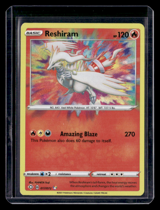 Reshiram Holo Amazing Rare Shining Fates 017/072 NM