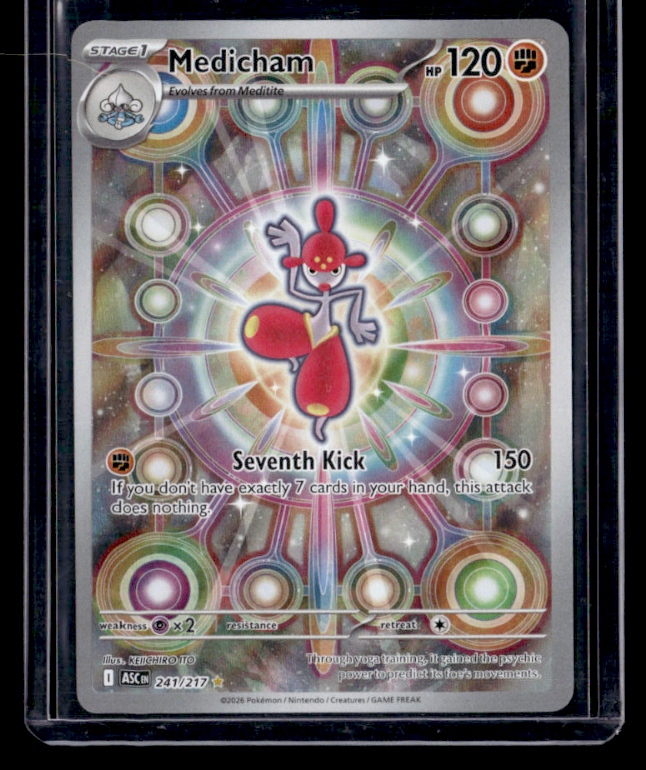 Medicham Holo Illustration Rare ME: Ascended Heroes 241/217 NM