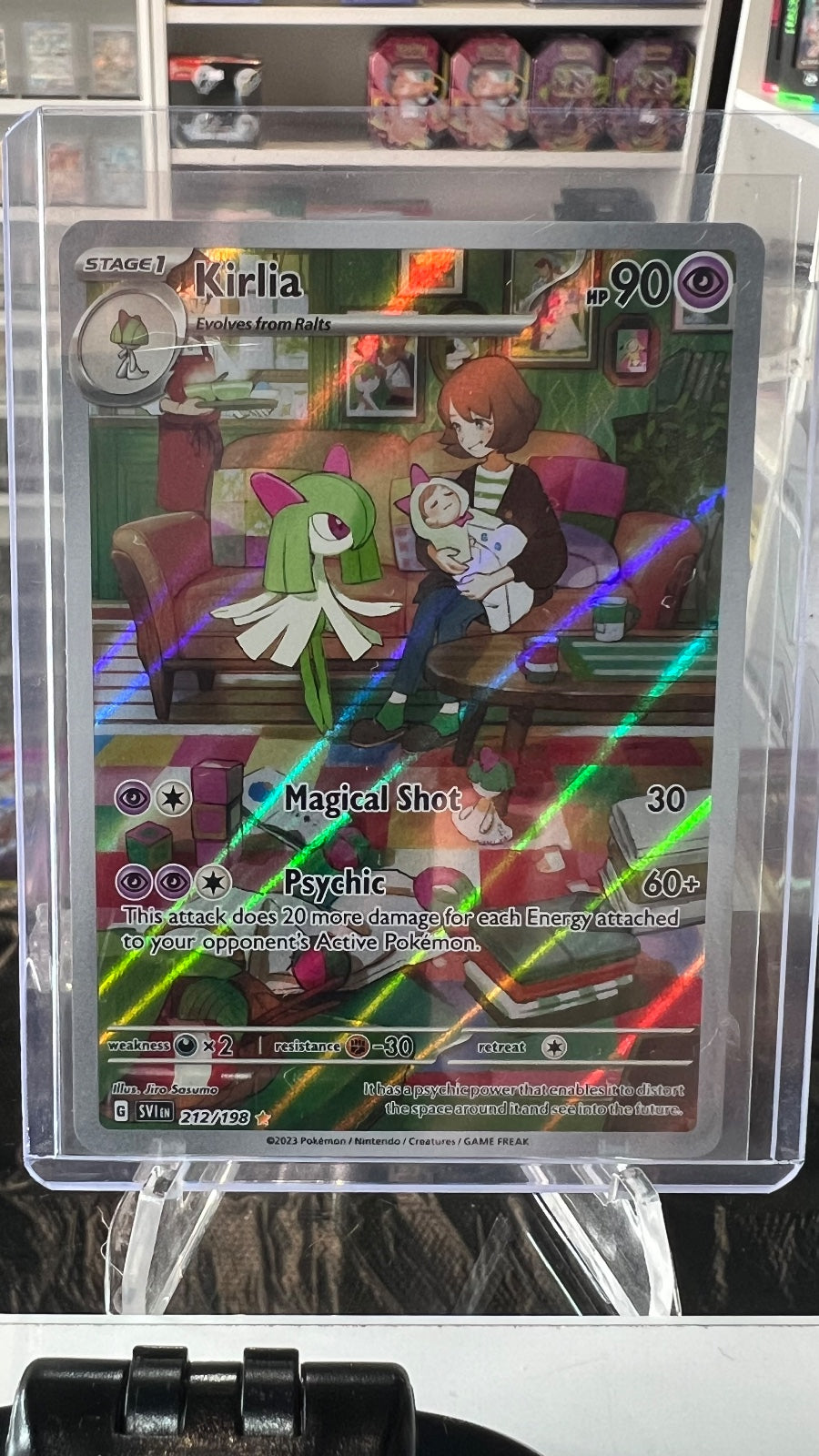 Kirlia Holo Illustration Rare SV01: Scarlet & Violet Base Set 212/198 NM