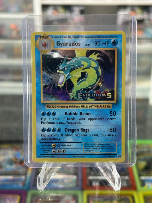 Gyarados (XY Evolutions Prerelease) Holo Promo XY Promos 34/108 NM