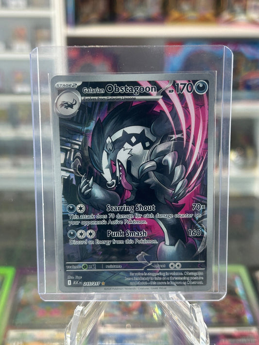 Galarian Obstagoon Holo Illustration Rare ME: Ascended Heroes 245/217 NM