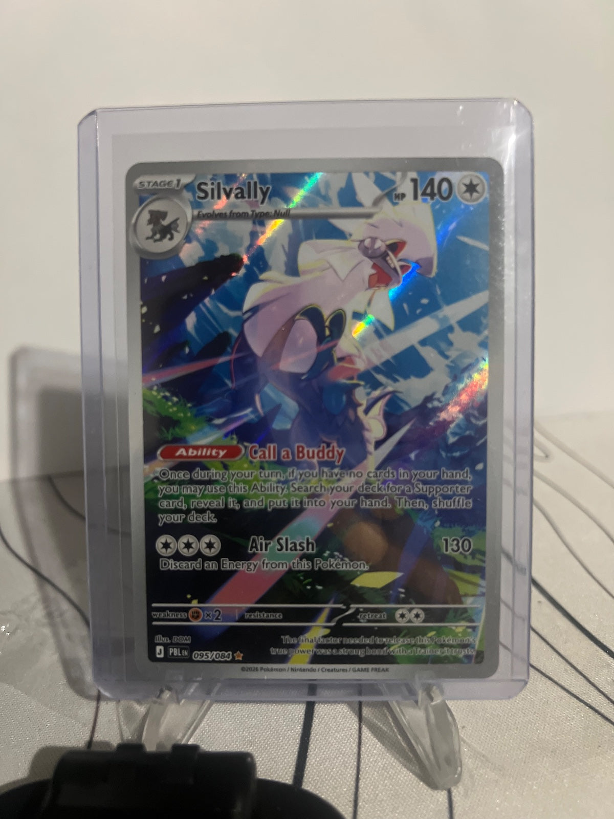 Silvally Holo Illustration Rare ME05: Pitch Black 095/084 NM