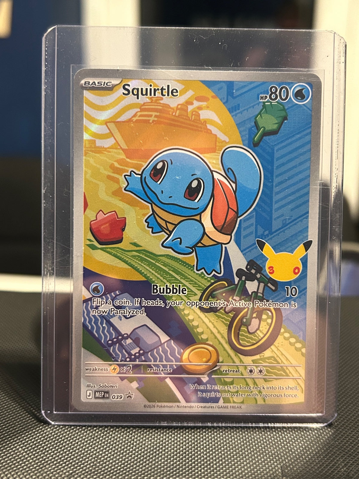 Squirtle Holo Promo ME: Mega Evolution Promo 039 NM