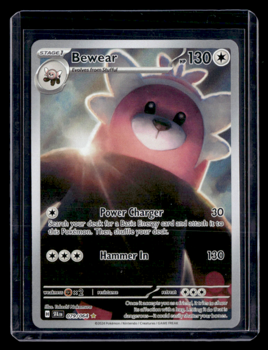 Bewear Holo Illustration Rare SV: Shrouded Fable 079/064 NM