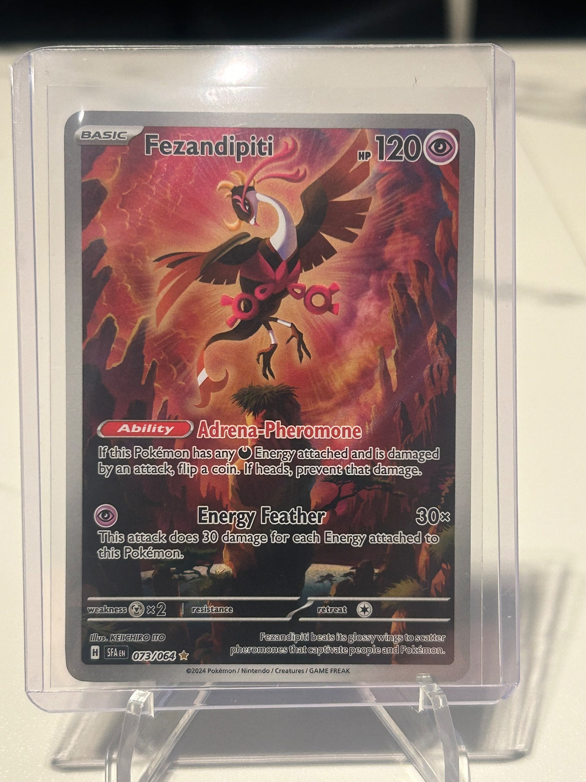 Fezandipiti Holo Illustration Rare SV: Shrouded Fable 073/064 NM