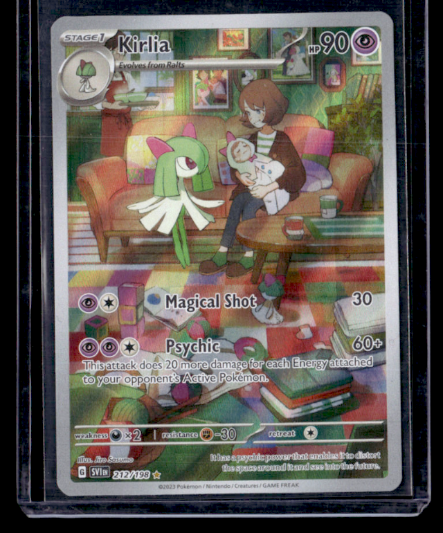 Kirlia Holo Illustration Rare SV01 Scarlet & Violet Base Set 212/198 NM