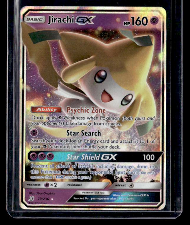 Jirachi GX Holo Ultra Rare SM Unified Minds 79/236 NM