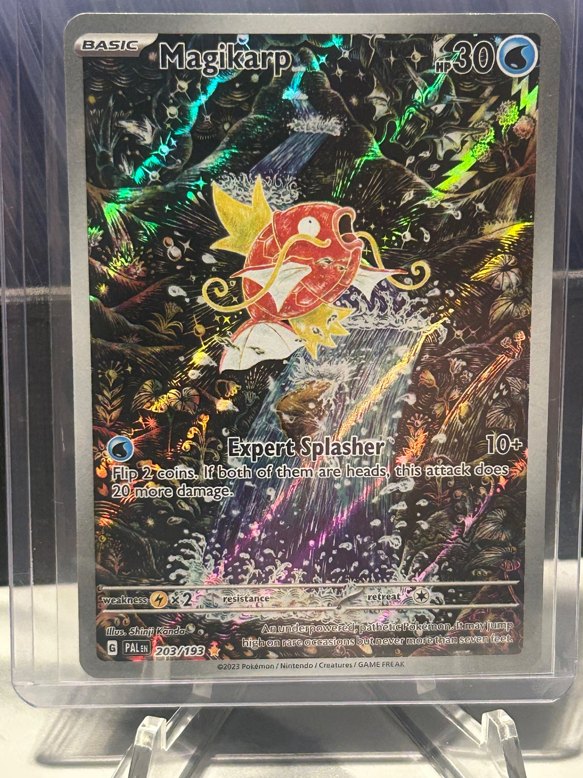 Magikarp Holo Illustration Rare SV02: Paldea Evolved 203/193 NM