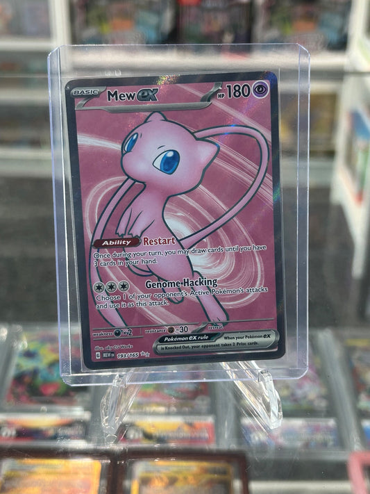 Mew ex - Holo Ultra Rare SV: Scarlet & Violet 151 193/165 NM