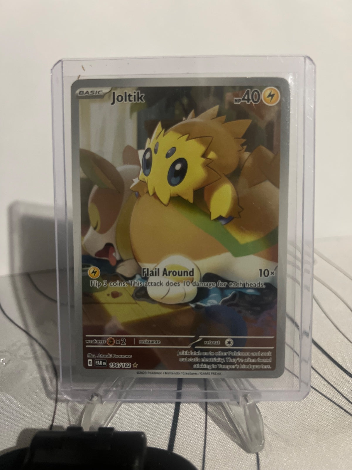 Joltik Holo Illustration Rare SV04 Paradox Rift 196/182 NM