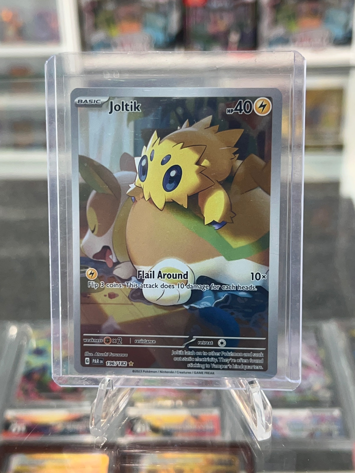Joltik Holo Illustration Rare SV04: Paradox Rift 196/182 NM