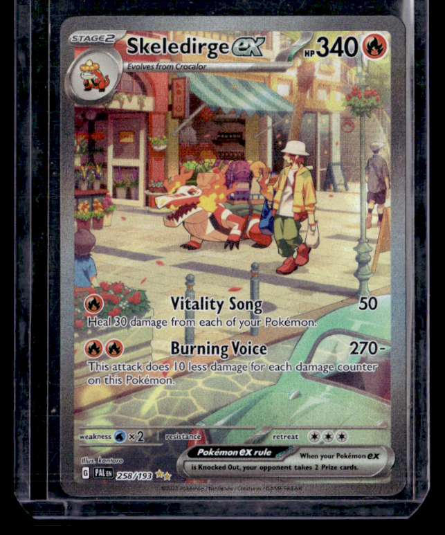 Skeledirge ex Holo Special Illustration Rare SV02: Paldea Evolved 258/193 NM