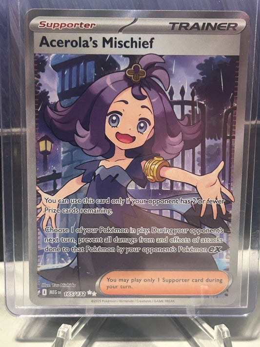 Acerola's Mischief - Holo Ultra Rare ME01: Mega Evolution 165/132 NM
