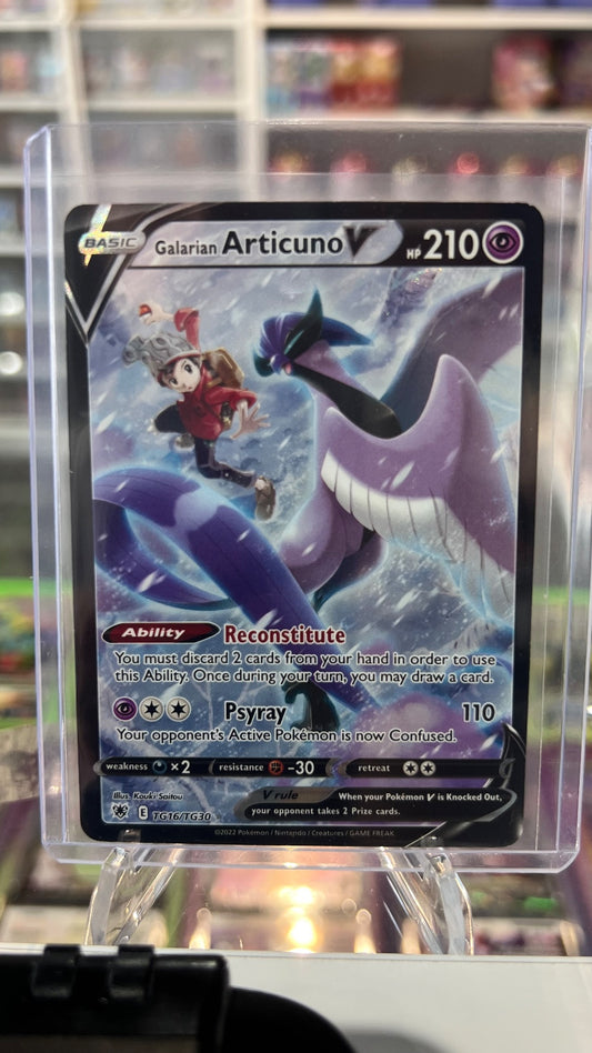 Galarian Articuno V Holo Ultra Rare SWSH10: Astral Radiance TG16/TG30 NM