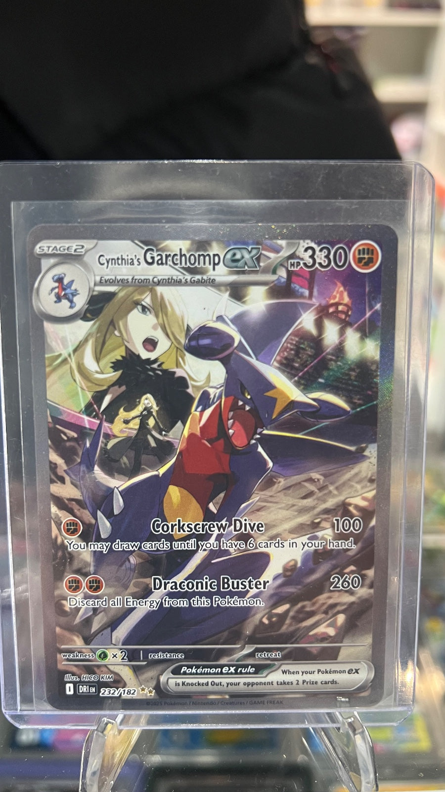 Cynthias Garchomp ex Special Illustration Rare SV10: Destined Rivals 232/182 NM