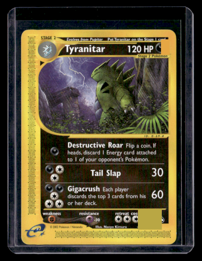 Tyranitar Rare Aquapolis 040/147 NM