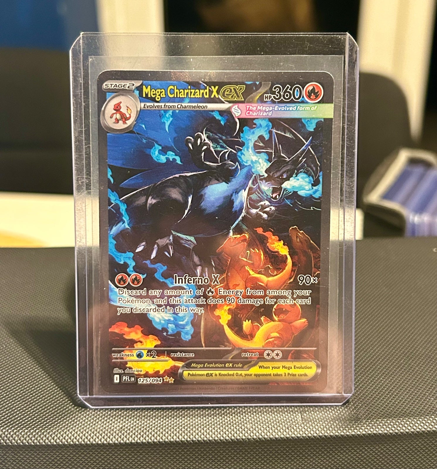Mega Charizard X EX Special Illustration Rare ME02: Phantasmal Flames 125/094 NM
