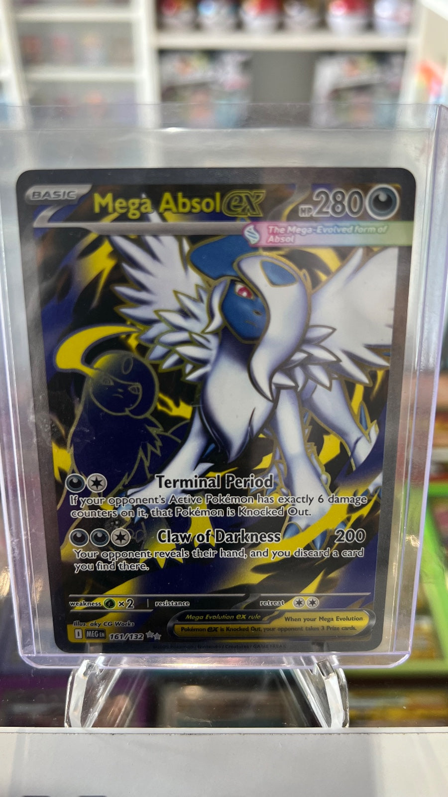 Mega Absol ex - Holo Ultra Rare ME01: Mega Evolution 161/132 NM