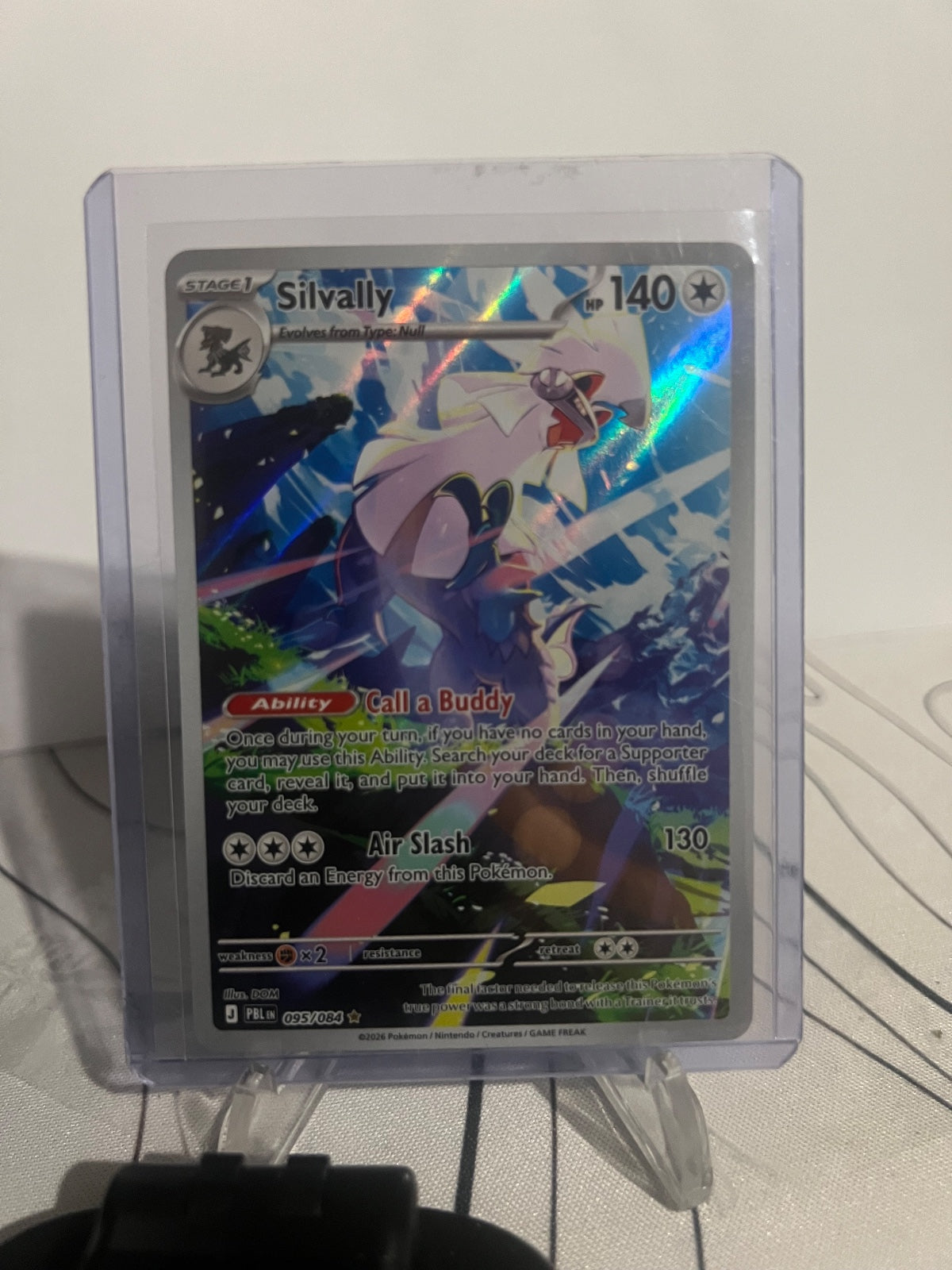 Silvally Holo Illustration Rare ME05: Pitch Black 095/084 NM