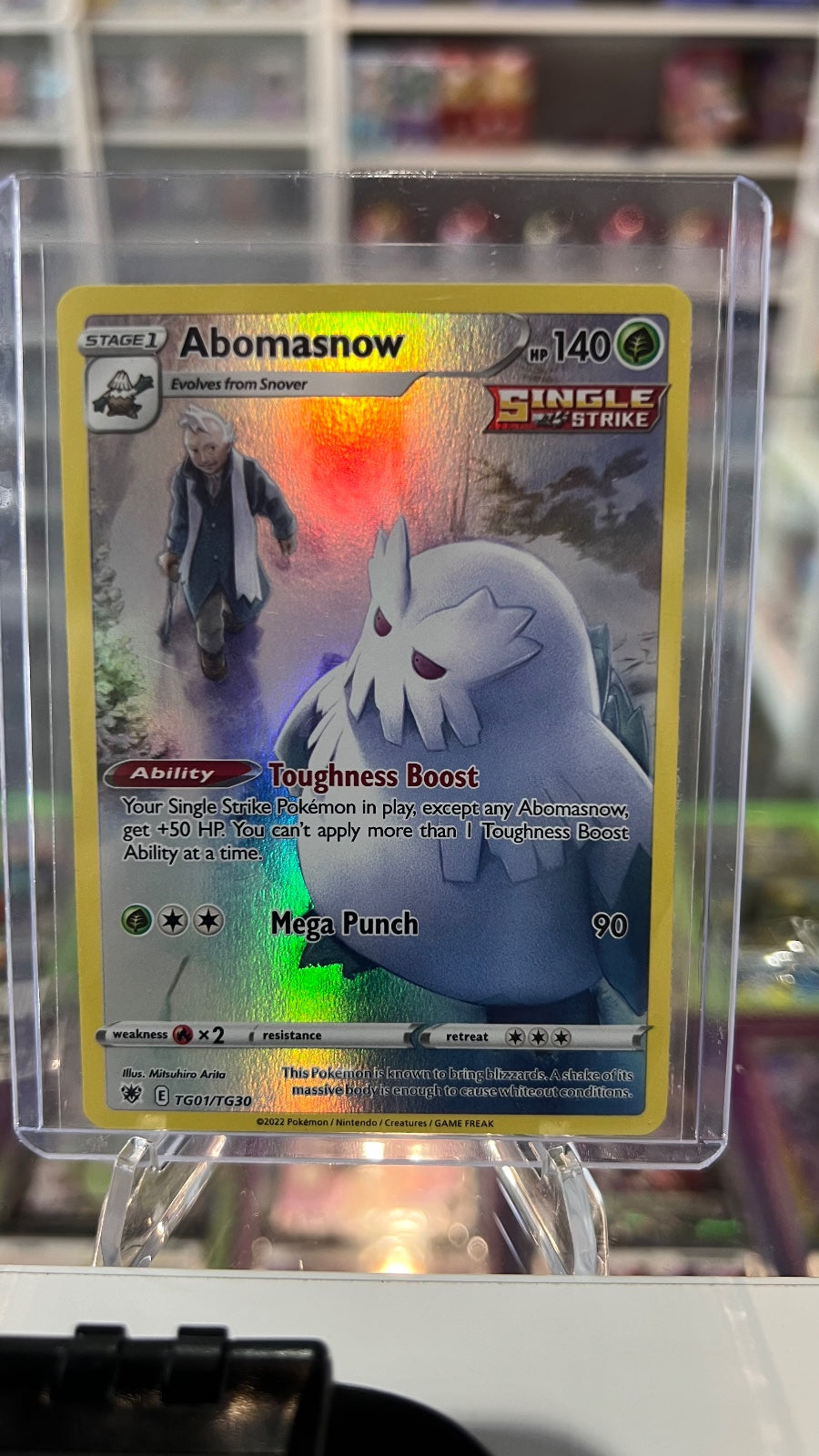 Abomasnow Holo Ultra Rare SWSH10: Astral Radiance Trainer Gallery TG01/TG30 NM