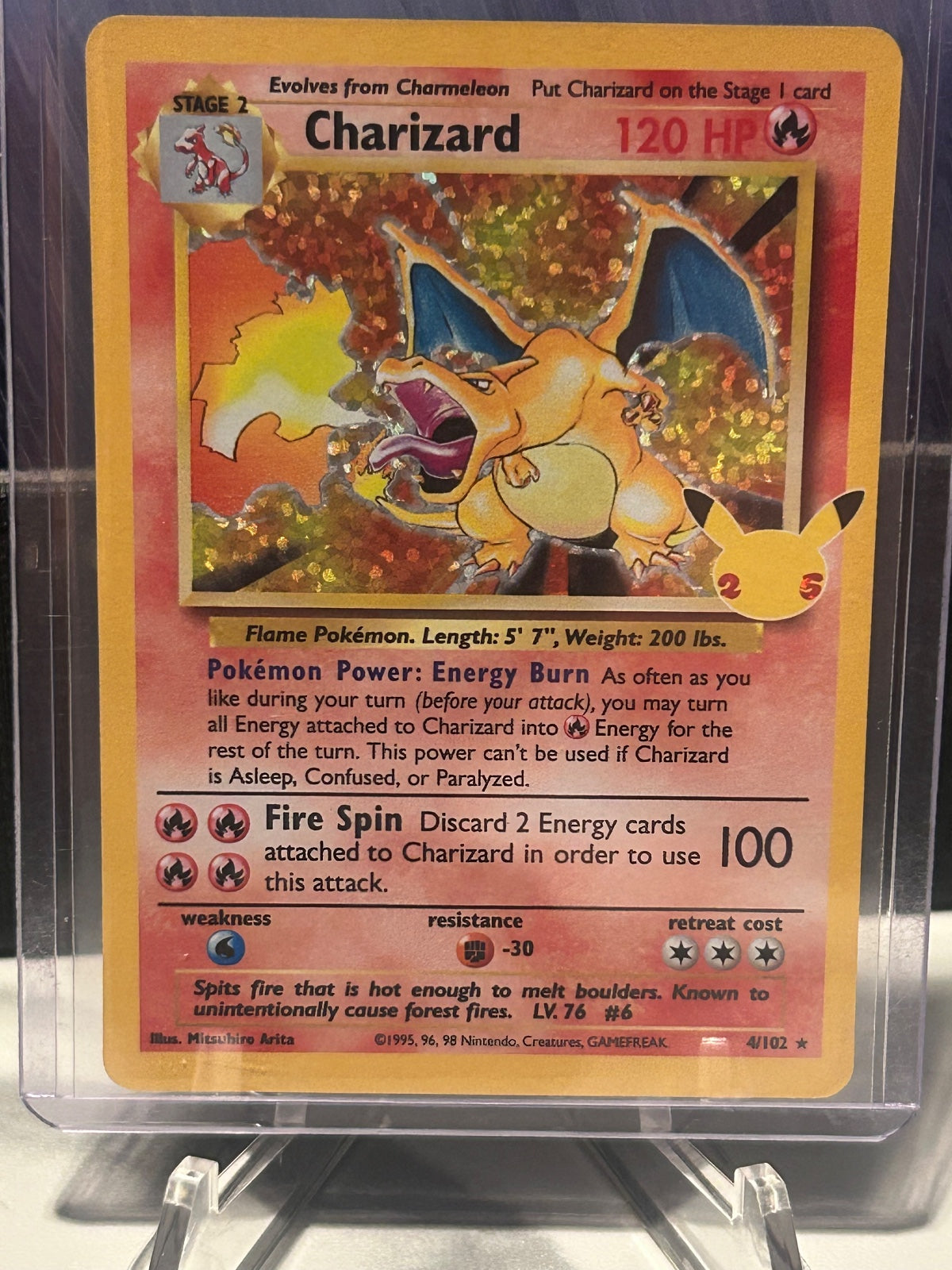 Charizard Holo Classic Collection Celebrations: Classic Collection 4/102 NM