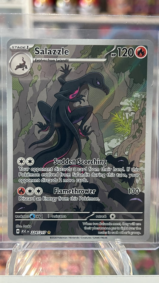 Salazzle Holo Illustration Rare ME: Ascended Heroes 224/217 NM