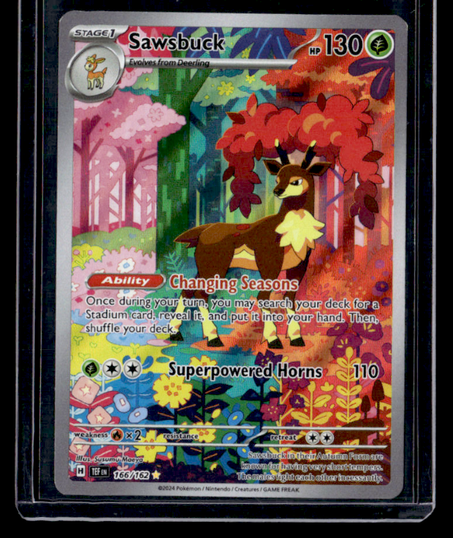 Sawsbuck Holo Illustration Rare SV05: Temporal Forces 166/162 NM