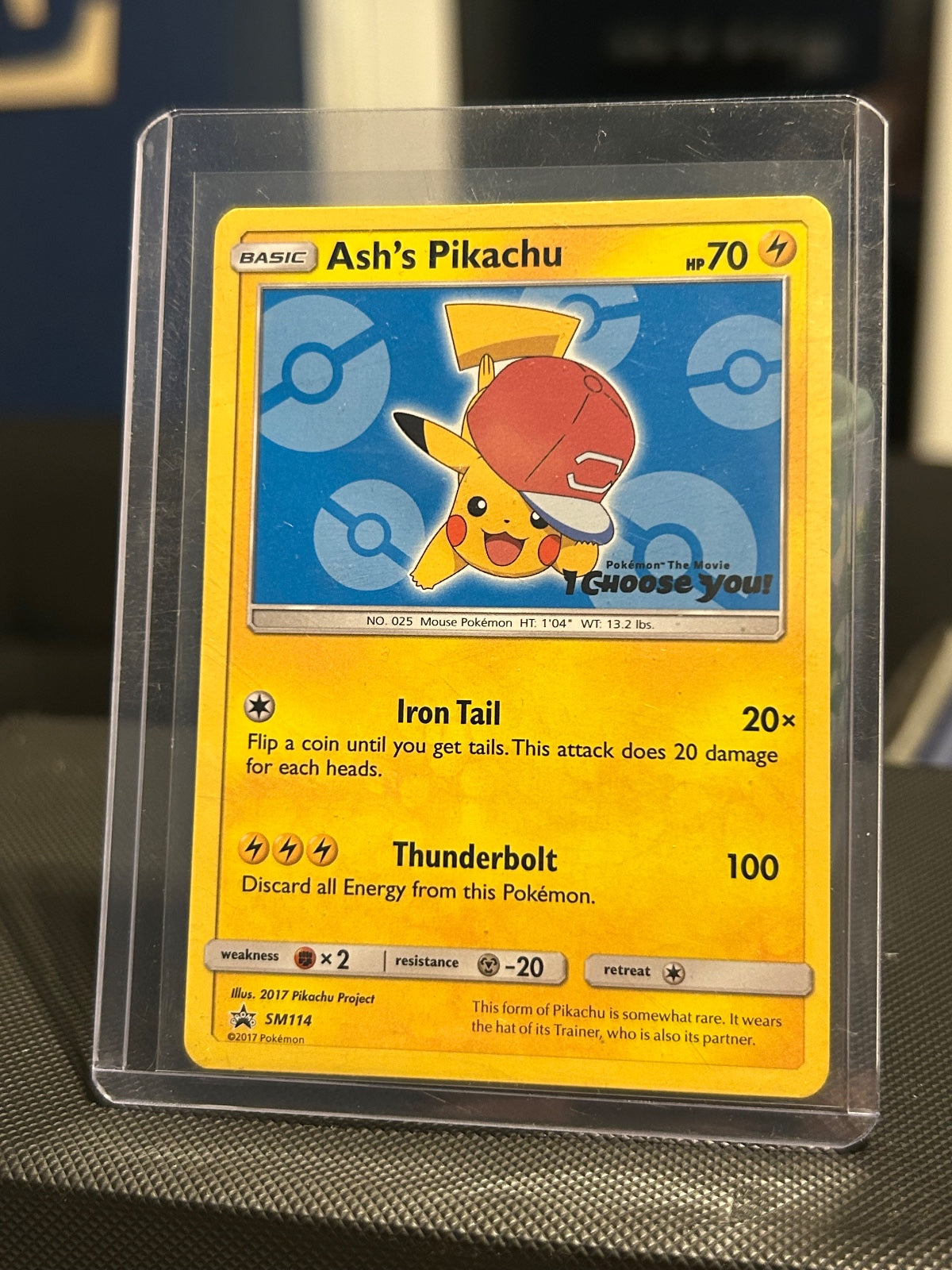 Ash's Pikachu Promo SM Promos SM114 NM