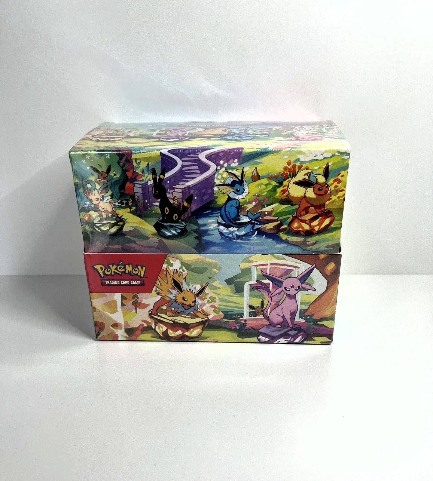 Prismatic Evolutions Mini Tin Display Case (8 Tins) New Sealed Pokemon