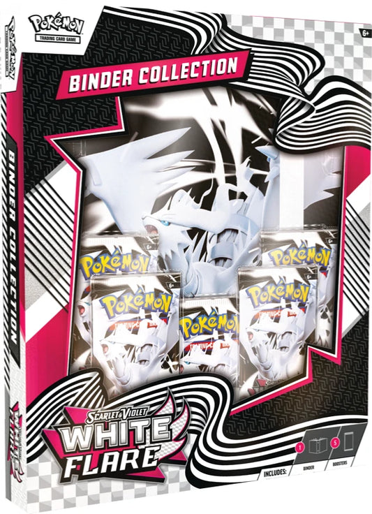 White Flare Binder Collection New Sealed Pokemon